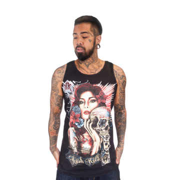 Red temptress men's tank